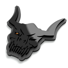 Skull Monster Tailgate Fender Emblem 3D Badge
 2