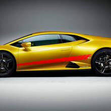 Side Stripes Graphics Racing Vinyl Decal Sticker Graphics 3 for Lamborghini Huracan Evo 3