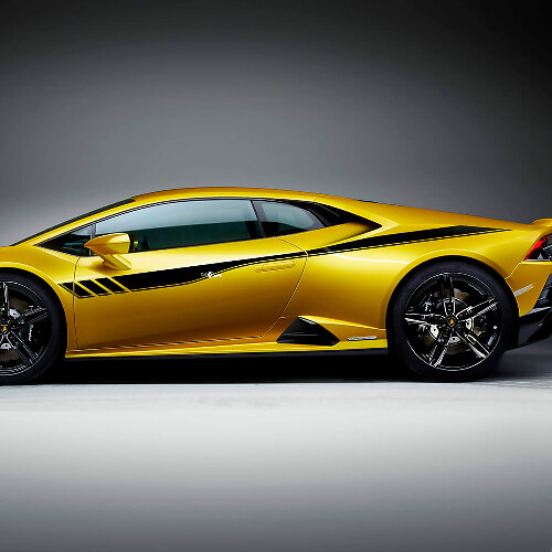 Side Stripes Graphics Racing Vinyl Decal Sticker Graphics 2 for Lamborghini Huracan Evo