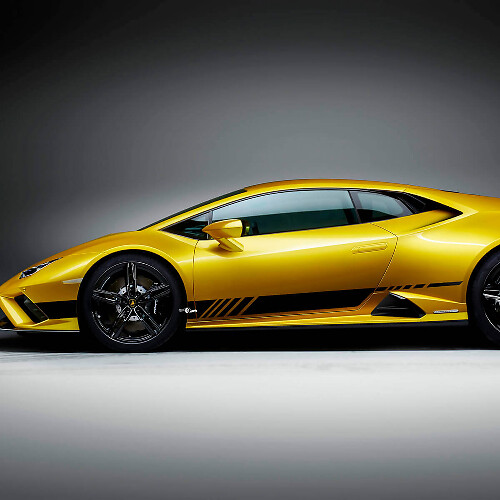 Side Stripes Graphics Racing Vinyl Decal Sticker Graphics for Lamborghini Huracán Evo