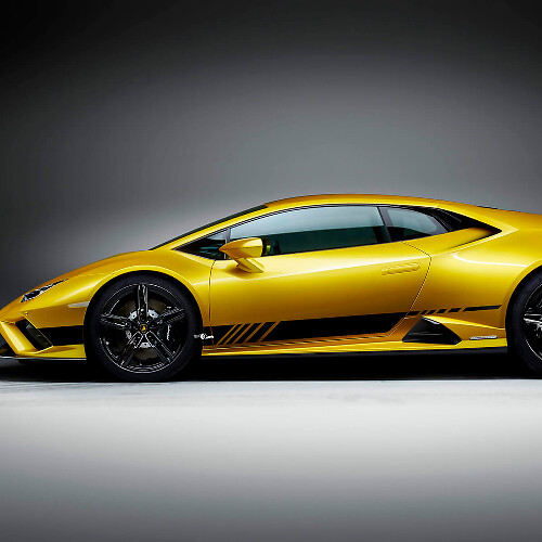 Side Stripes Graphics Racing Vinyl Decal Sticker Graphics for Lamborghini Huracan Evo 5
