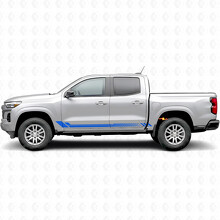 Honeycomb Door & Rocker Panel Vinyl Stripes for Chevrolet Colorado 3rd Gen 2023-2026_5