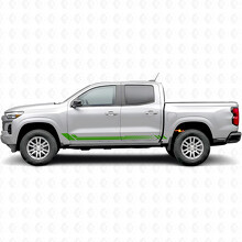 Honeycomb Door & Rocker Panel Vinyl Stripes for Chevrolet Colorado 3rd Gen 2023-2026_6