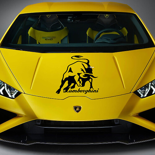 Side Rear Fender Bull Graphics Racing Vinyl Decal Sticker Graphics for Lamborghini Huracan Evo
