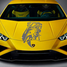 Hood Bull Graphics Racing Vinyl Decal Sticker Graphics for Lamborghini Huracan Evo 2