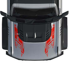 Hood horse power truck Wrap Graphics Decal Sticker for Musclecar horse
 3