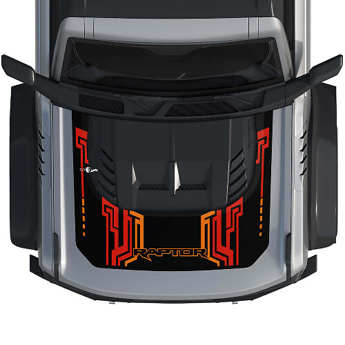 Hood Bronco Raptor Wrap Graphics Decal Sticker for Ford Bronco 3 colours
