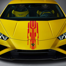 Hood Design Stripe Racing Vinyl Decal Sticker Graphics for Lamborghini Huracan Evo 2
 3