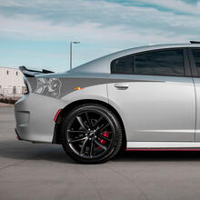 Iron Scat Pack Rear Quarter Side Stripe Vinyl Decal Sticker for Dodge Charger
 2