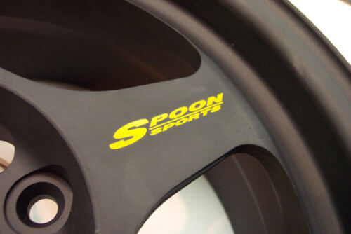 Spoon Sports Style Wheel Spoke Vinyl Decals Set For Honda