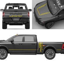 Custom Lettering Full Kit Vinyl Decals for Dodge Ram Power Wagon_6