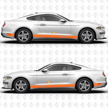 Shelby Side Rocker Panel Doors Stripe Racing Decals Stickers for Ford Mustang
 3