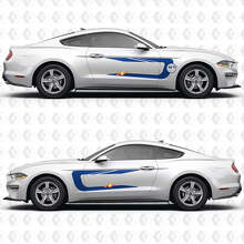 Side Doors Racing Stripes Vinyl Decal Sticker Graphics for Musclecar Musclecarmodel GT 2