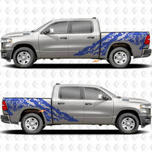 Side Doors Bedside Bull Splash Stickers Decals Graphics for Dodge RAM 1500 3