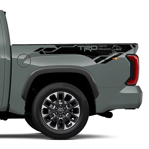 TRD Trout Edition 4x4 PRO Sport Off Road Side Vinyl Stickers Decal fit to Toyota Tundra 1