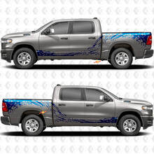 Mud Splash Graphics Bedside Vinyl Decals Kit for Dodge RAM 1500_3