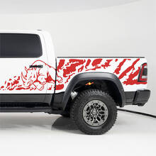 Rhino Splash Side Bedside Vinyl Decals Kit for Dodge RAM 1500 RHO_3