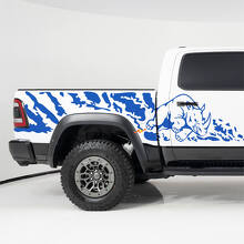 Rhino Splash Side Bedside Vinyl Decals Kit for Dodge RAM 1500 RHO_5