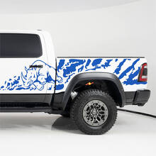 Rhino Splash Side Bedside Vinyl Decals Kit for Dodge RAM 1500 RHO_6