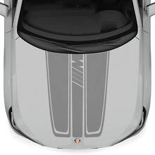 M-Style Hood Stripes Vinyl Decal Kit for BMW X3 G45_2