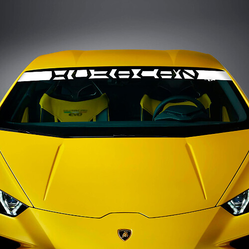 Windshield Stripe Vinyl Decal Sticker Graphics for Lamborghini Huracan Evo