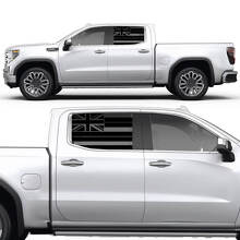 Hawaiian flag Side Window Vinyl Decal Sticker for GMC Sierra 2