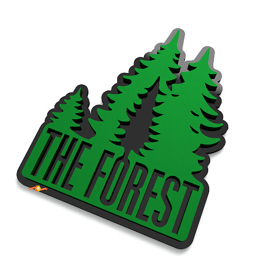 Forest Wing Badges Tailgate Emblem 3D Badge 1
