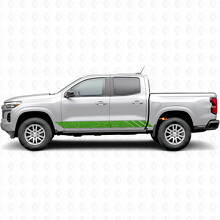 Topographic Contour Door & Rocker Panel Vinyl Stripes for Chevrolet Colorado 3rd Gen 2023-2026_6