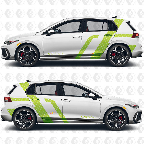 Wrap Sport Vinyl Decal Stickers for Volkswagen Golf Gti