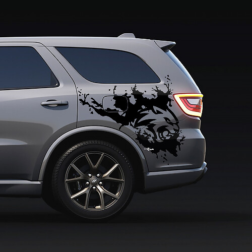 Wildcat Splash Arrière Autocollants en vinyle latéraux pour Dodge Durango