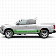 Staggered Slot Door & Rocker Panel Vinyl Stripes for Chevrolet Colorado 3rd Gen 2023-2026_6