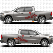 Side Doors Bedside Awesome Wolf Splash Stickers Decals Graphics 2