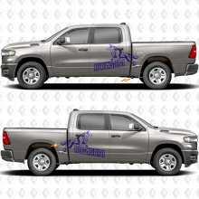 Side Doors Bedside Awesome Wolf Splash Stickers Decals Graphics 3