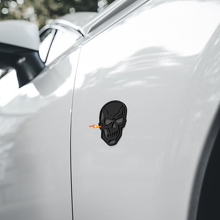 Skull Terminator Wing Mirror Badges Tailgate Emblem 3D Badge 4