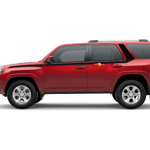 40th-Anniversary Side Body Stripes One Colour style for Toyota 4Runner 5th Gen