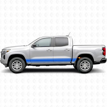 Slim Accent Door & Bedside Vinyl Stripes for Chevrolet Colorado 3rd Gen 2023-2026_5