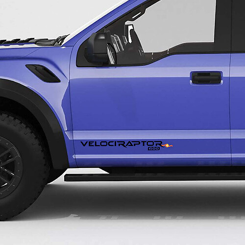 Velociraptor V8 600 Side Vinyl Decal for Musclecar F-150 Raptor