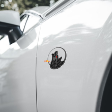 Wolf Moon Wing Badges Tailgate Emblem 3D Badge 2