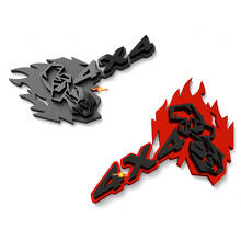 Flame Skull 4x4 Wing Mirrors Badges Tailgate Emblem 3D Badge 2