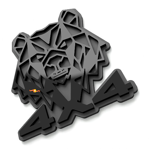 Beer 4x4 Wing Mirror Badges Tailgate Emblem 3D Badge