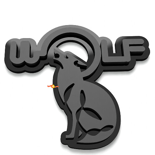 Wolf Wing Badges Tailgate Emblem 3D Badge
