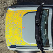 Hood Topographic Off Road Decals Stickers for Musclecar horse 2 6