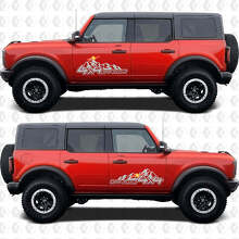 4x4 Off Road Side Door Vinyl Decal Sticker Graphics 2 for Musclecar horse 3