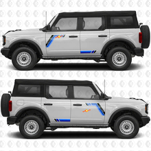 Classic Retro Racing Stripes Vinyl Decals Stickers for Ford Bronco Heritage 2