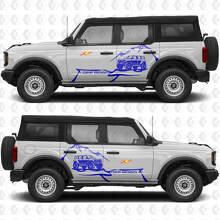 Rock Crawler Mountain Side Doors Graphics Vinyl Decal Sticker 2 fits Ford Bronco 2