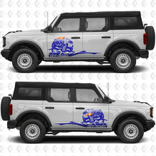 Rock Crawler Mountains Side Doors Graphics Vinyl Decal Sticker 3 fits to Ford Bronco 2