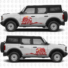 Rock Crawler Off-Road Side Doors Vinyl Decal Sticker Graphics for Musclecar horse 3