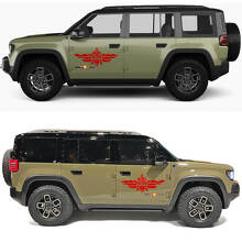 Military Star Punisher Skull Side Doors Vinyl decal sticker for Jeep Recon 3