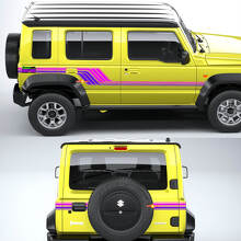 Heritage Retro Side and Rear Stripe Vinyl Decal Kit for Suzuki Jimny XL_3
