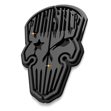Skull Punisher Wing Badges Tailgate Emblem 3D Badge 2